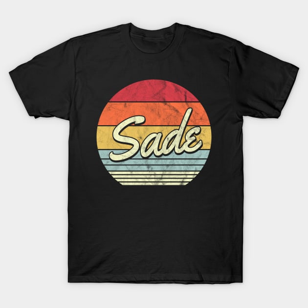 Sade Retro 70s Style Sunset T-Shirt by Horton Cyborgrobot